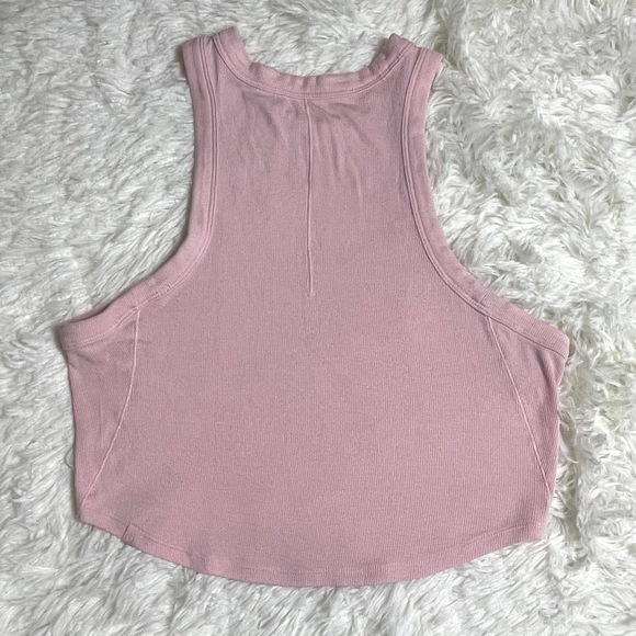 Lululemon Hold Tight Crop Tank Top-Flush Pink - Picture 3 of 7